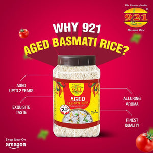 921 Aged Basmati Rice 2 Years Naturally Aged (2KG)