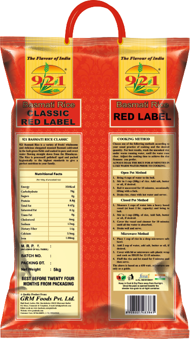 921 Classic Red Label Pulav Special (5KG)