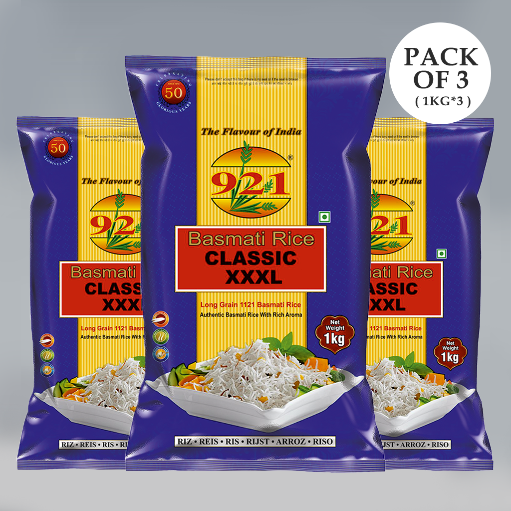 921 Classic XXXL Basmati Rice Biryani Special (Pack Of 3)