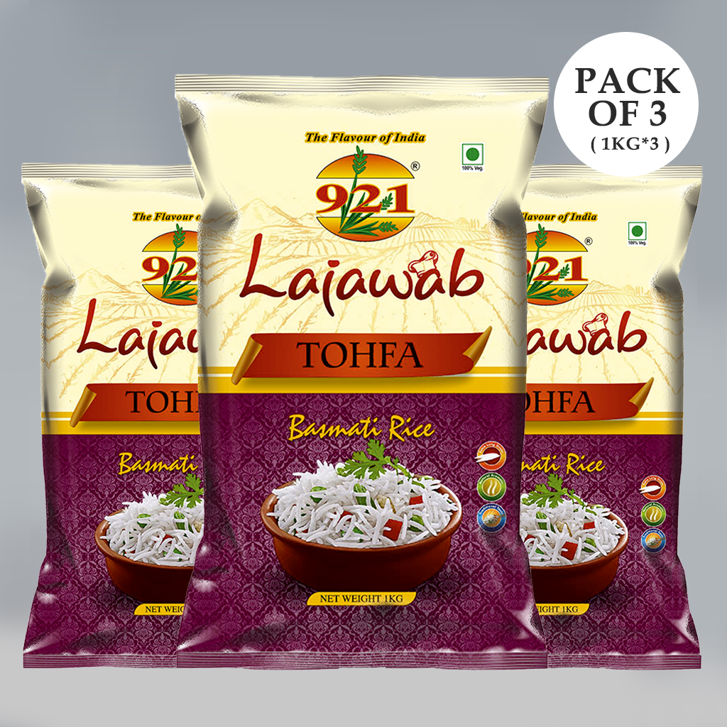 921 Lajawab Tohfa Jeera Rice Special (Pack Of 3)