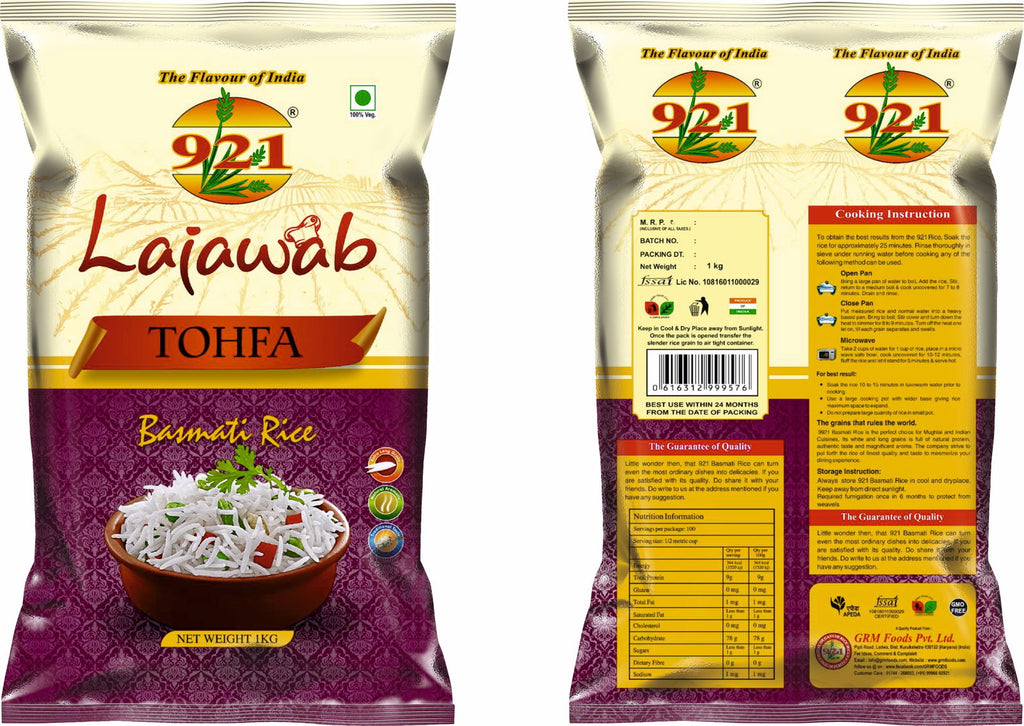 921 Lajawab Tohfa Jeera Rice Special (Pack Of 3)