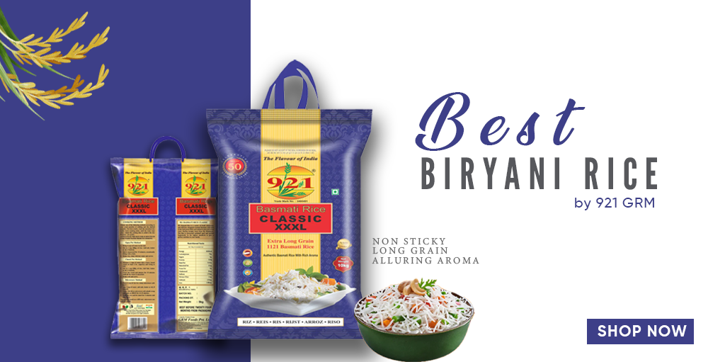 The Best Biryani Rice.