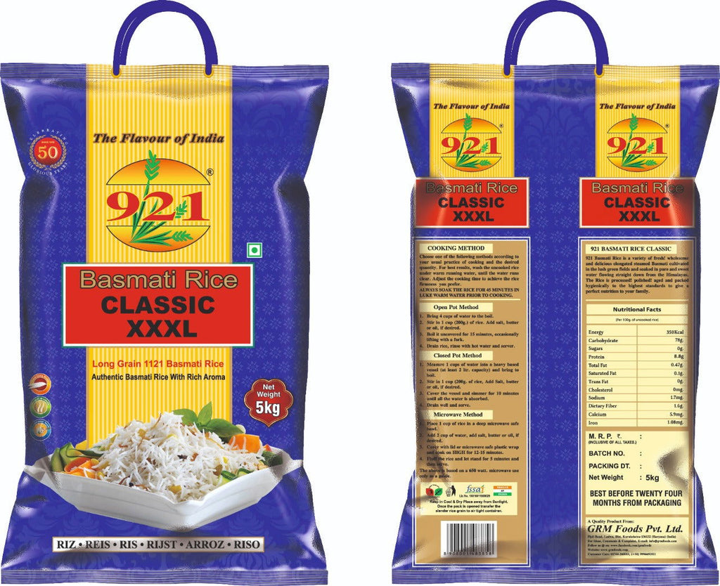 921 Classic XXXL Basmati Rice Biryani Special (5KG)